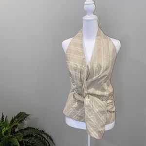 RARE Zara Linen Halter Top - New with tags!